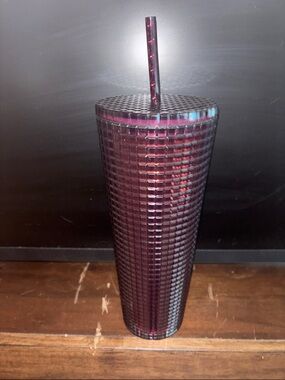 Starbucks Iridescent Plum Studded Tumbler with Straw